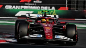 Lewis Hamilton qualified third in Mexico