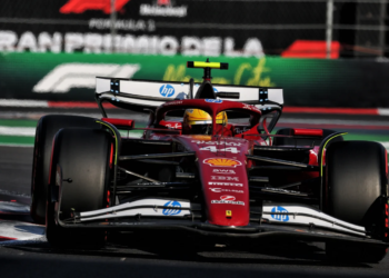 Lewis Hamilton qualified third in Mexico