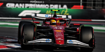 Lewis Hamilton qualified third in Mexico