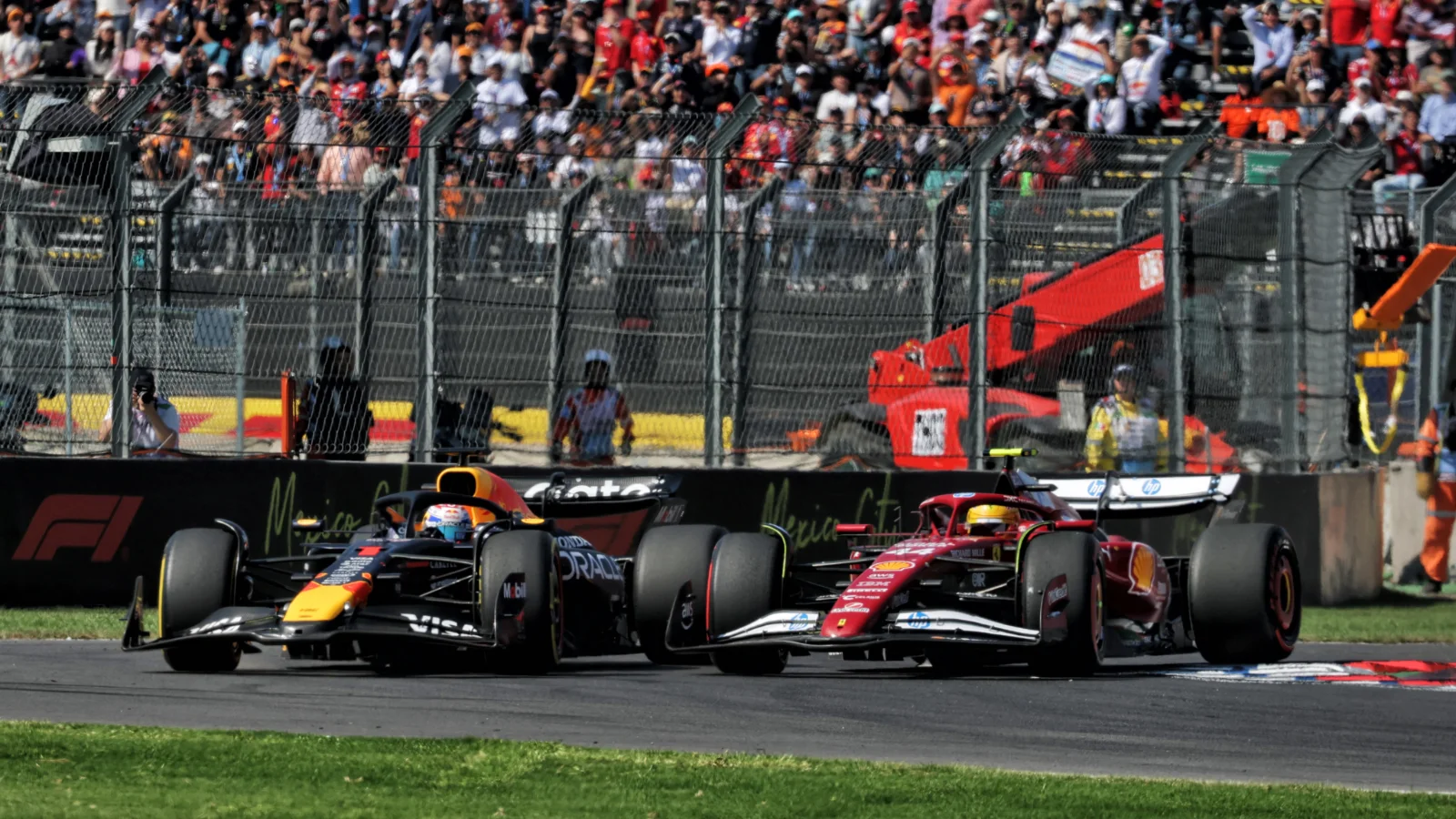 Lewis Hamilton and Max Verstappen duelled for position in the Mexico GP, but it ultimately cost the Brit more