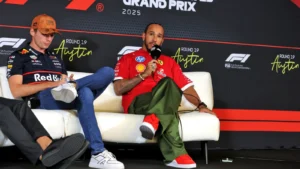 Lewis Hamilton would struggle against Max Verstappen in the same car, according to Sergio Perez