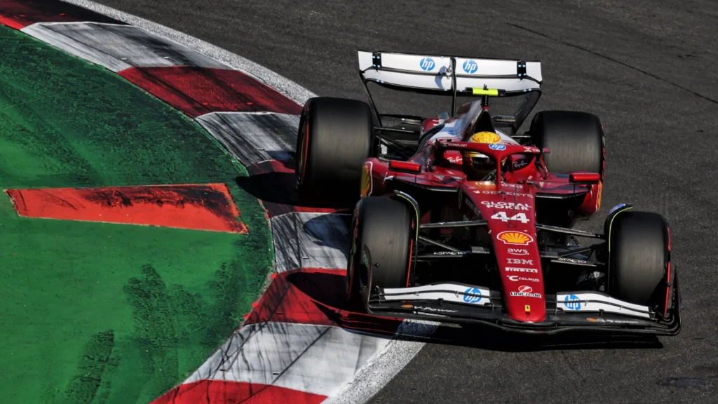 Lewis Hamilton looked fresher in his SF-25 in qualifying for the Mexico GP, taking third place