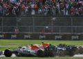 Carlos Sainz's sudden turn to the left had race-ending consequences for Liam Lawson in Mexico