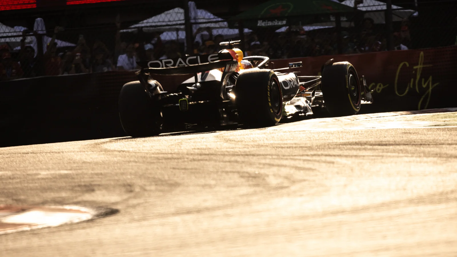 Max Verstappen went quickest in second practice for the F1 Mexico GP