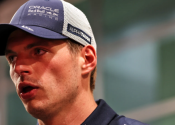 Max Verstappen is back behind the wheel of an F1 car after his Nurburgring exploits