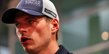 Max Verstappen is back behind the wheel of an F1 car after his Nurburgring exploits