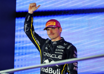 Max Verstappen maintained his podium streak with second in Singapore