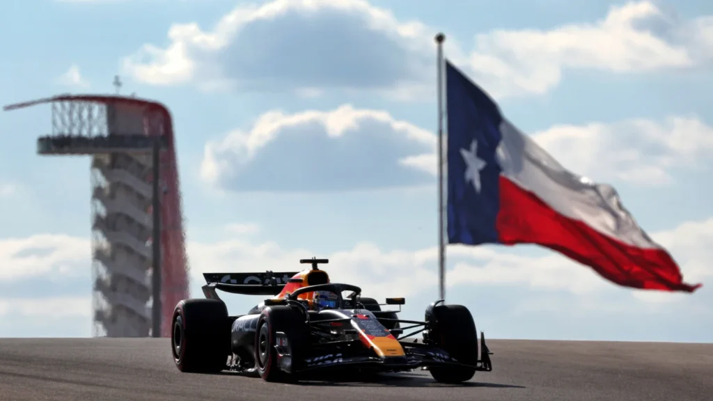 Max Verstappen took a dominant pole position for the F1 US GP