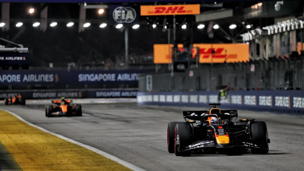 Max Verstappen outscored the McLaren drivers in Singapore