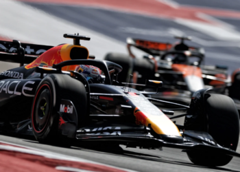 Max Verstappen beat both McLarens to pole for the COTA Sprint
