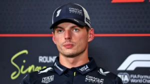 Max Verstappen was umimpressed after Lando Norris blocked his chances of scoring pole for the Singapore GP