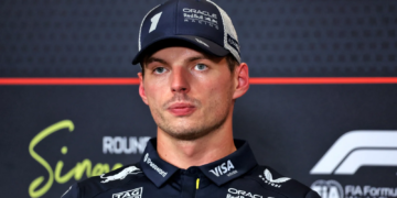 Max Verstappen was umimpressed after Lando Norris blocked his chances of scoring pole for the Singapore GP