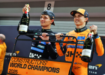 It was all smiles for the camera after the Singapore GP but McLaren will face another contentious situation between its two drivers