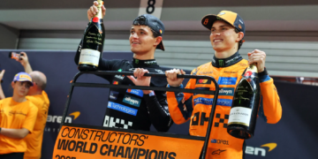 It was all smiles for the camera after the Singapore GP but McLaren will face another contentious situation between its two drivers