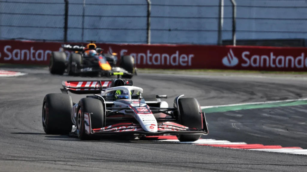 Oliver Bearman fought with Max Verstappen during the Mexico GP