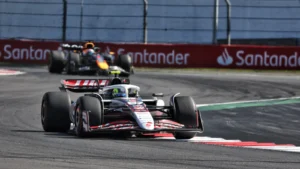 Oliver Bearman fought with Max Verstappen during the Mexico GP
