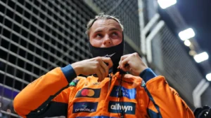 Oscar Piastri's point lead stands at 14 points with five races to go