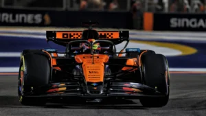 Oscar Piastri went quickest in FP2 for the F1 Singapore GP