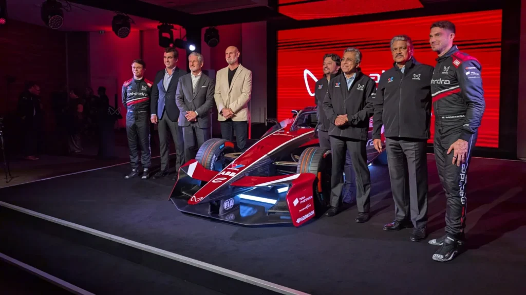 Mahindra's senior management made their presence felt at the launch of the team's Season 12 challenger