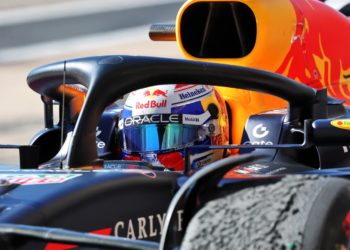 Red Bull's RB21 will sport the McDonald's logo at the Brazilian GP