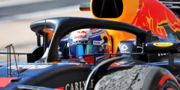 Red Bull's RB21 will sport the McDonald's logo at the Brazilian GP