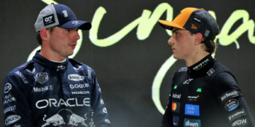 Max Verstappen's Red Bull will line up second on the grid for the Singapore GP, ahead of McLaren's Oscar Piastri