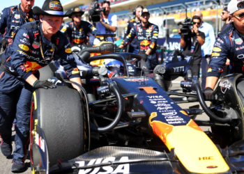 Red Bull breached grid procedure in the US GP, and was fined for the incident
