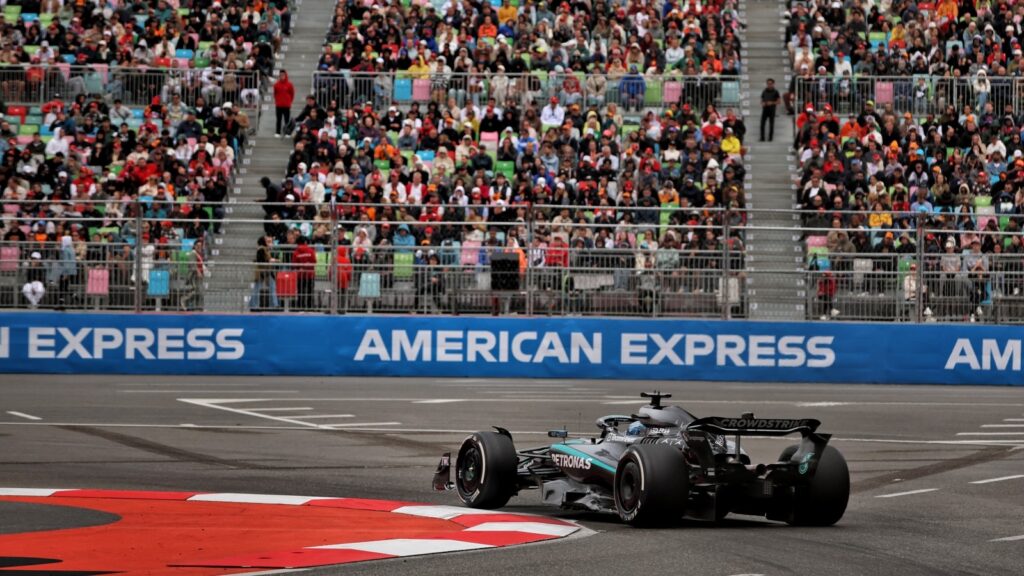 George Russell has won four Grands Prix with Mercedes so far