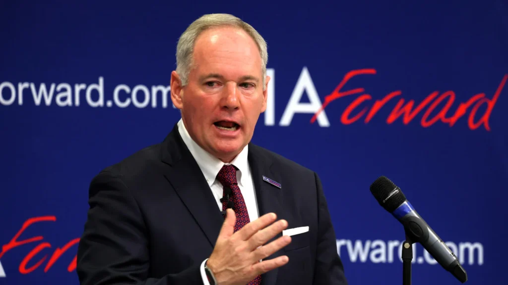 Tim Mayer announced he has been forced to withdraw from the race to become FIA president