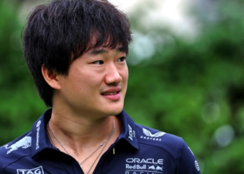 Yuki Tsunoda is battling to retain his Red Bull seat