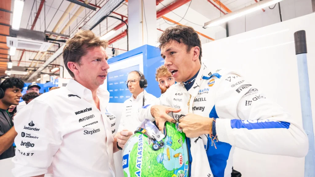 Alex Albon has praised James Vowles' leadership at Williams as the team continues its upward trajectory