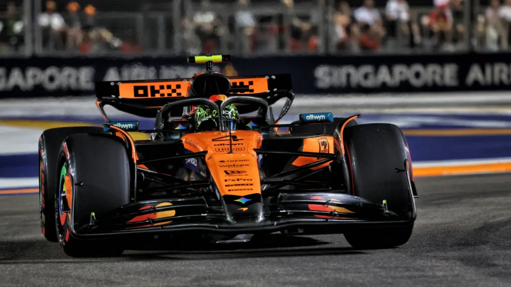 Lando Norris brushed off the criticism aimed at him by Red Bull after qualifying