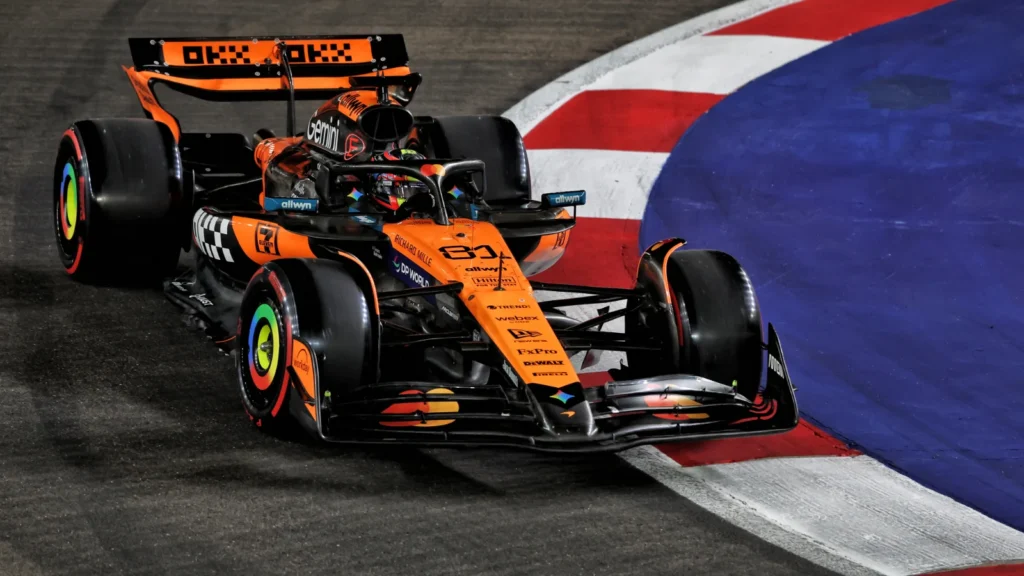 Oscar Piastri has admitted his surprise at the pace of Red Bull and Mercedes in Singapore