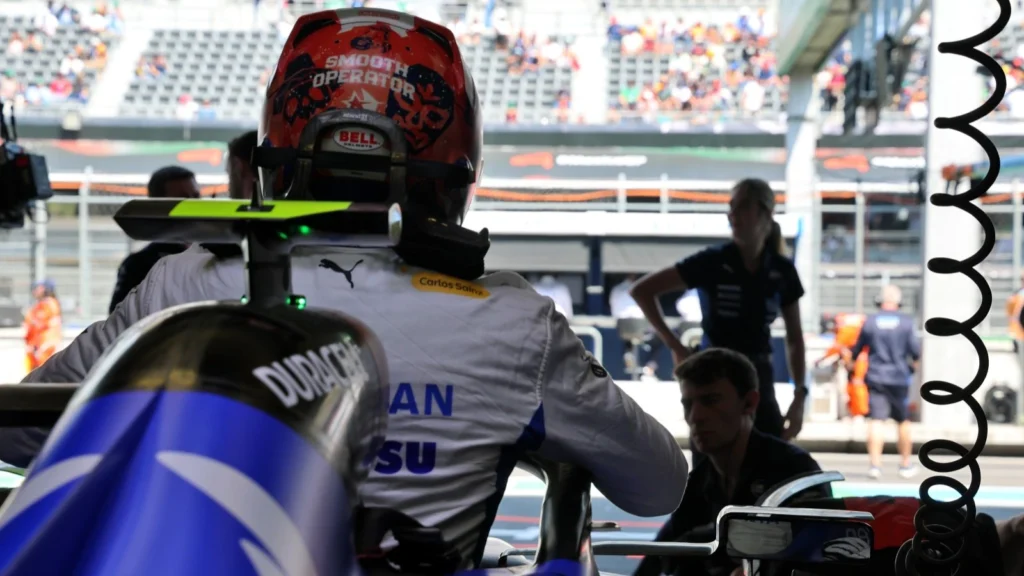 Carlos Sainz during Qualifying at the Mexico City Grand Prix