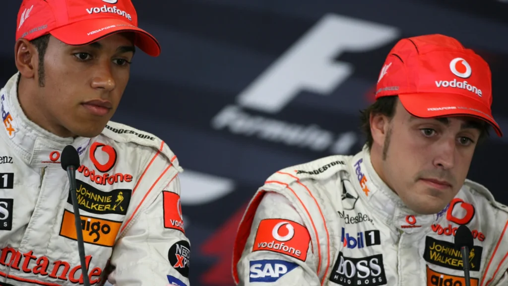 Fernando Alonso and Lewis Hamilton spent only one season as team-mates at McLaren in 2007, laden with controversy
