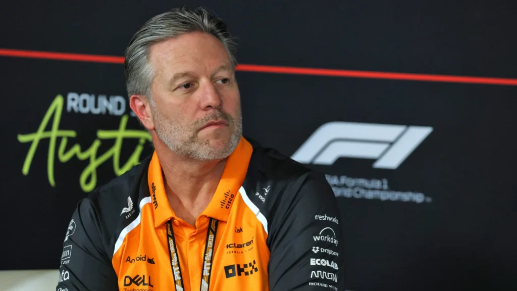 Zak Brown confirmed that Lando Norris took responsibility, but indicated a line has been drawn