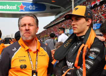 Zak Brown has denied he wasn't involved in signing Oscar Piastri