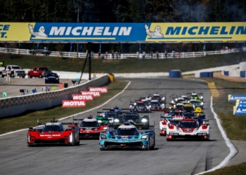 Acura’s Tom Blomqvist leads Petit Le Mans after two hours