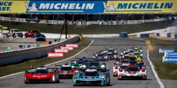 Acura’s Tom Blomqvist leads Petit Le Mans after two hours