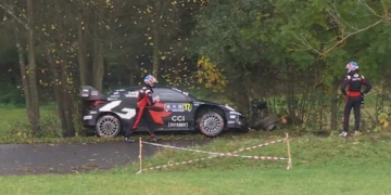 Ogier crashes out of Central European Rally (Updated)