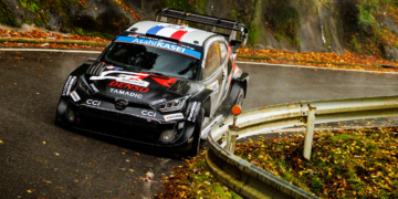 Sebastien Ogier masters the rain in Japan.