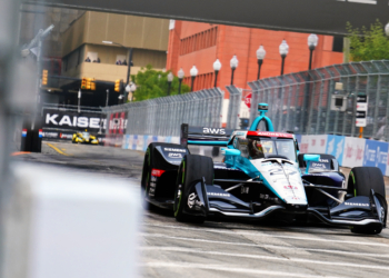 Kirkwood won on the streets of Detroit in June, one of three victories in 2025. Photo: Kevin Dejewski