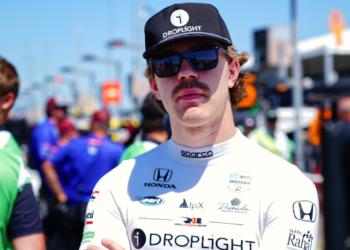 Foster earned an extension to his contract after completing his rookie IndyCar season. Photo: Kevin Dejewski