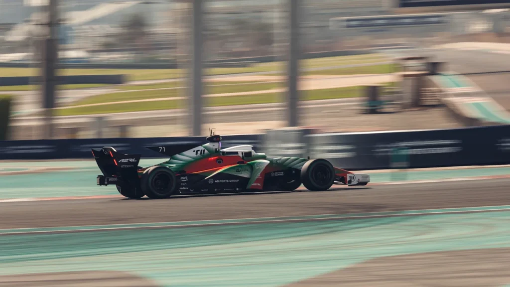 The evolution of A2RL's AI was demonstrated by a Human vs AI race