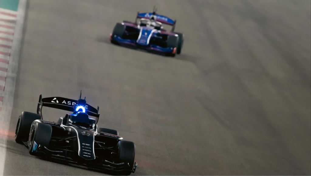 The evolution of A2RL's AI was demonstrated by a Human vs AI race