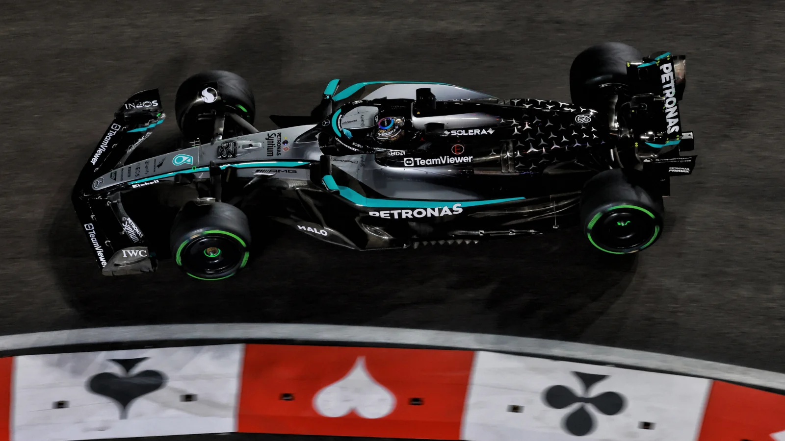 George Russell rued a steering issue costing him pole in Las Vegas