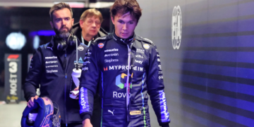 Alex Albon was eliminated from Q1 in Las Vegas