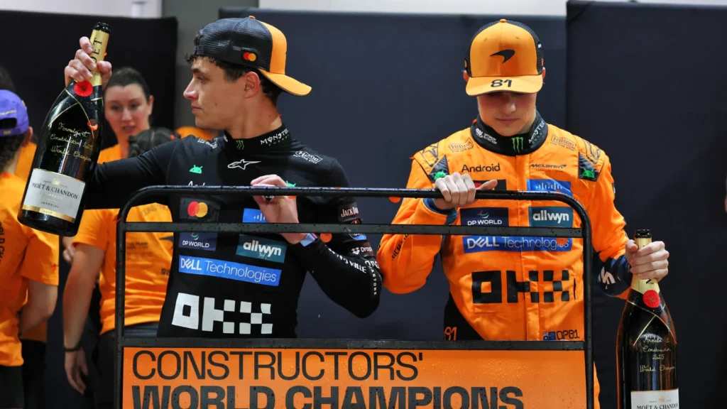 McLaren won the Constructors' title in 2025 with six races to spare