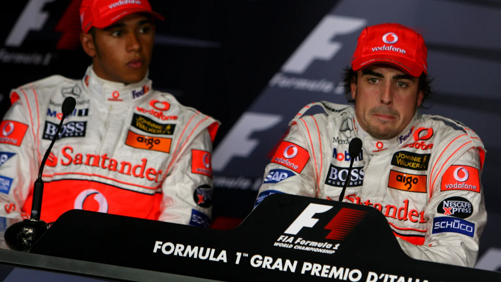 Fernando Alonso and Lewis Hamilton both lost out on the 2007 title whilst at McLaren