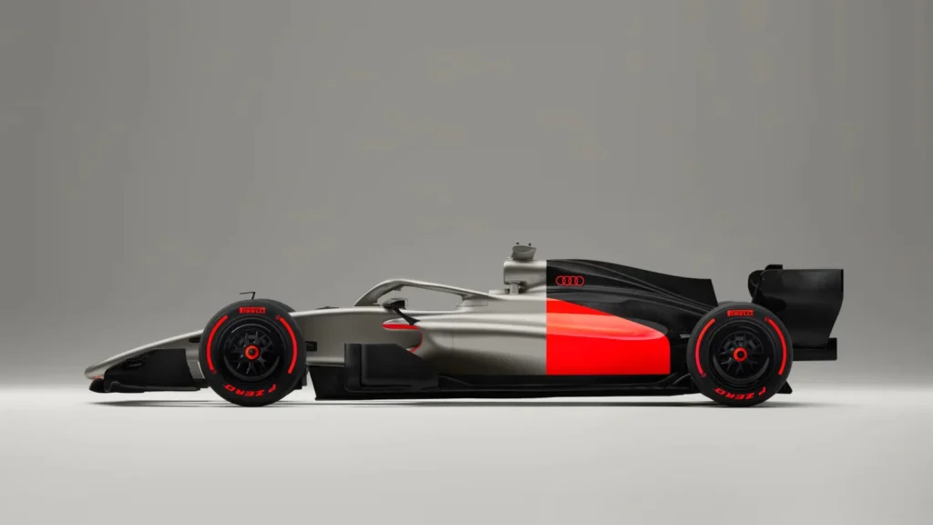 Audi has unveiled its concept livery for its debut F1 season
